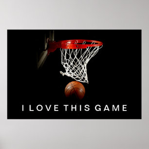 Basketboll Poster i Kärlek den här matchen