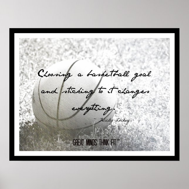 Basketboll Poster med offert 001 (Framsidan)