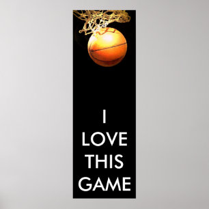 Basketboll Poster - Panoramisk Basketball Poster
