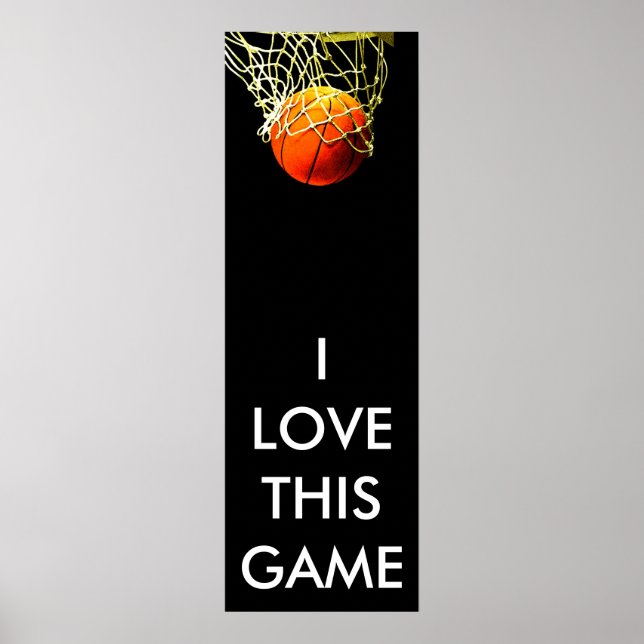 Basketboll Poster - Panoramiska Poster (Framsidan)