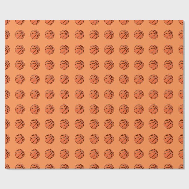 Basketboll Presentpapper (Platt)