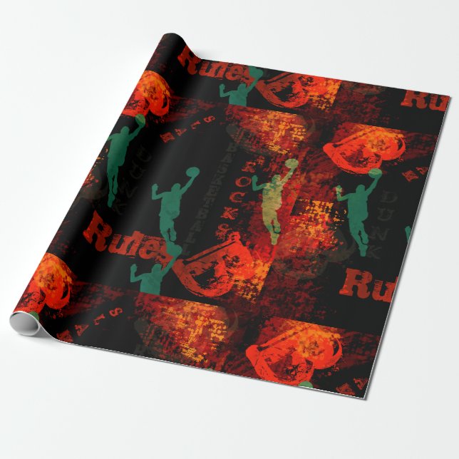 BASKETBOLL PRESENTPAPPER (Utrullad)