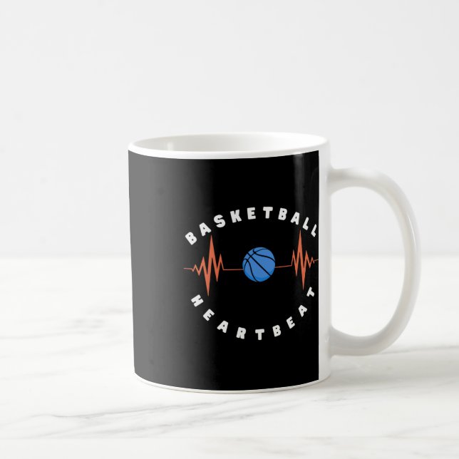 Basketboll - pulsslag 6 kaffemugg (Höger)