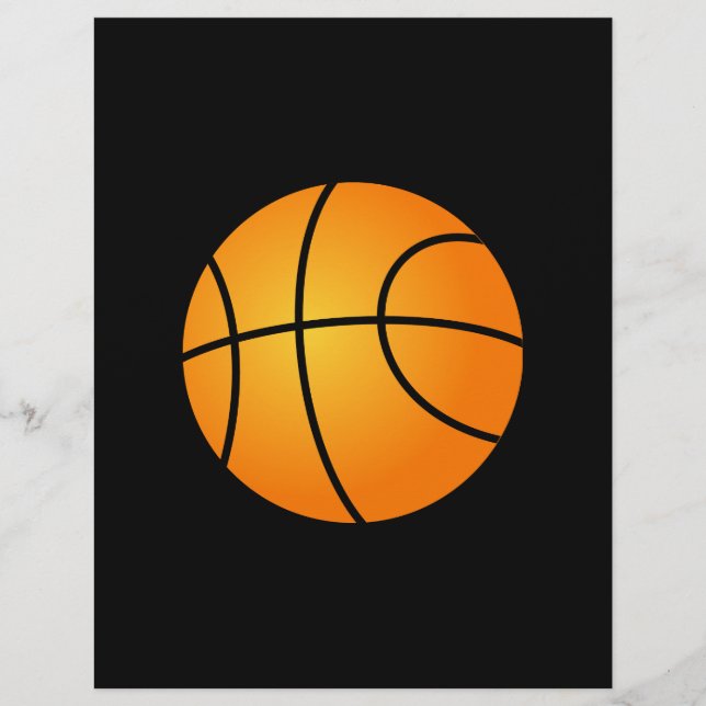 Basketboll Reklamblad (Framsidan)