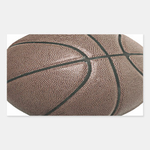 Basketboll Rektangulärt Klistermärke