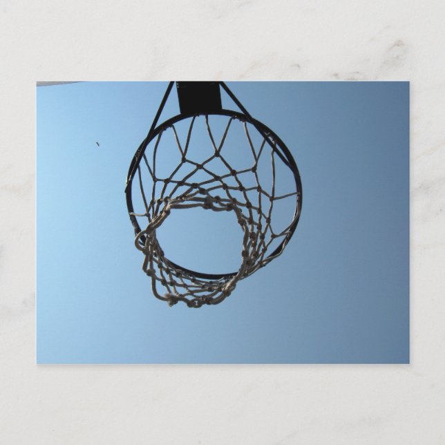 basketboll ring vykort (Framsida)