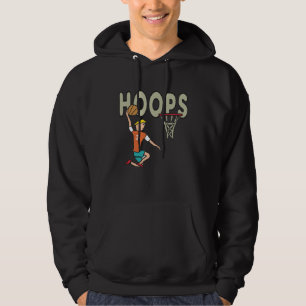 Basketboll Ringar Hoodie