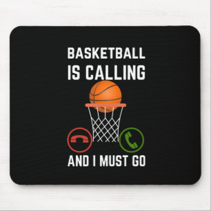 Basketboll ringer och jag måste gå1 musmatta