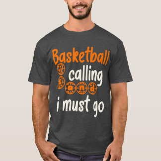 Basketboll ringer och jag måste gå t shirt
