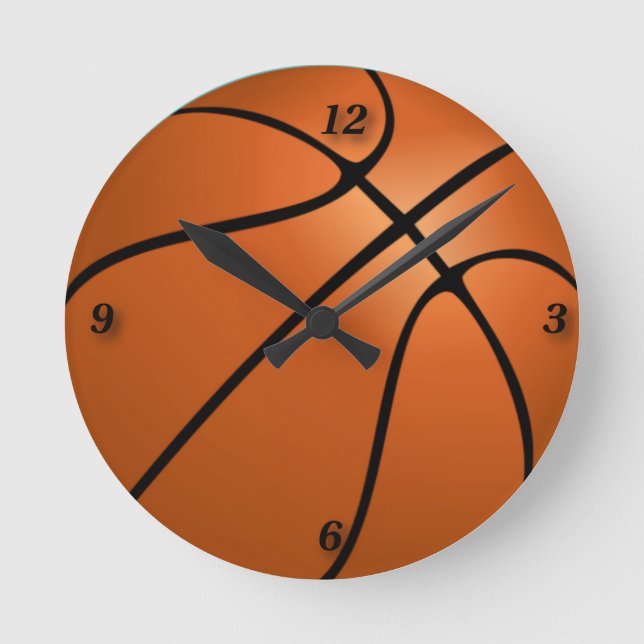 Basketboll Rund Klocka (Framsida)
