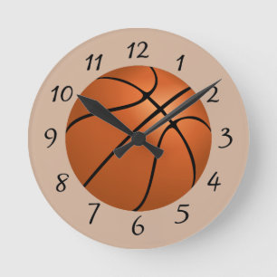 Basketboll Rund Klocka