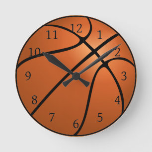 Basketboll Rund Klocka