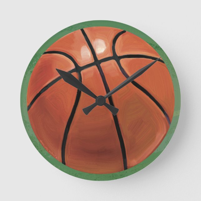 Basketboll Rund Klocka (Framsida)