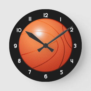Basketboll Rund Klocka