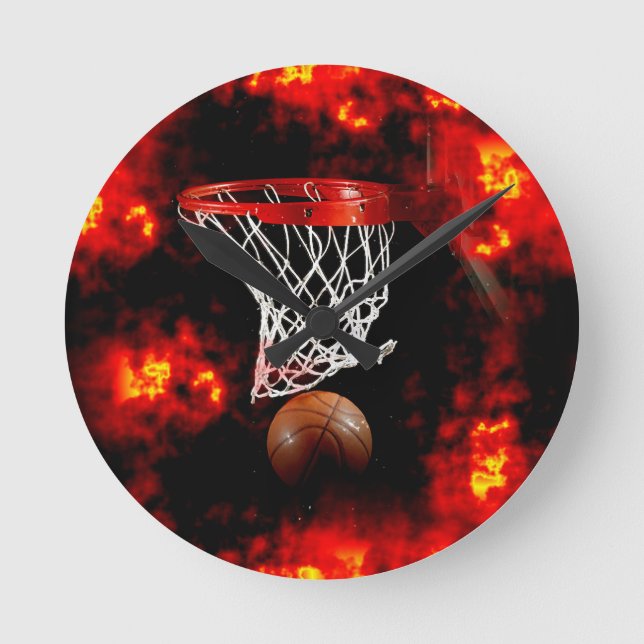 Basketboll Rund Klocka (Framsida)