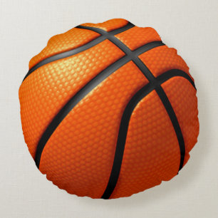 Basketboll Rund Kudde