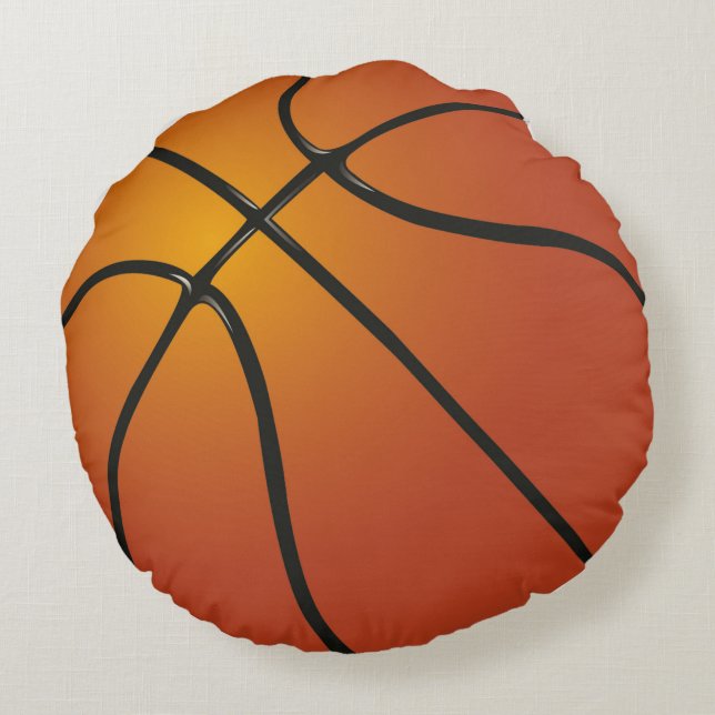 Basketboll Rund Kudde (Baksidan)