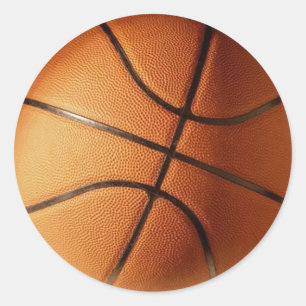 Basketboll Runt Klistermärke