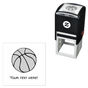 Basketboll Självfärgande Stämpel