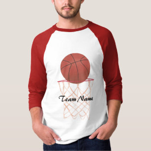 Basketboll skapar basket, Namn-skjortor från teame Tee