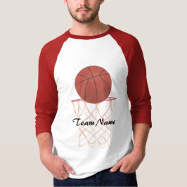 Basketboll skapar basket, Namn-skjortor från teame Tee Shirt
