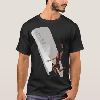 Basketboll Slam Dunk Grafisk T-Shirt