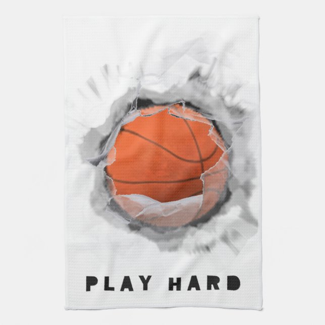 Basketboll Slam Dunk Kökshandduk (Vertikal)