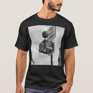 Basketboll slutar aldrig klassiskt t shirt