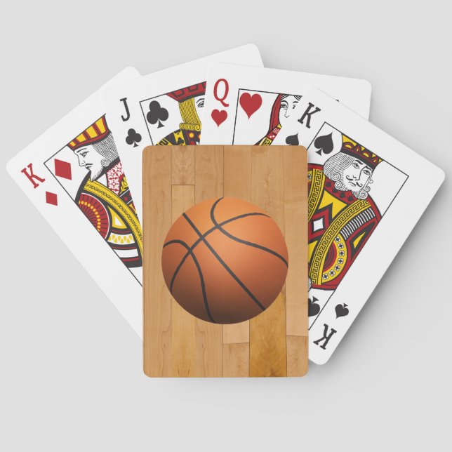 Basketboll Spel Kort (Baksidan)