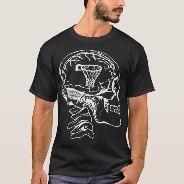 Basketboll spelar basketpojkvän t shirt (Framsida)