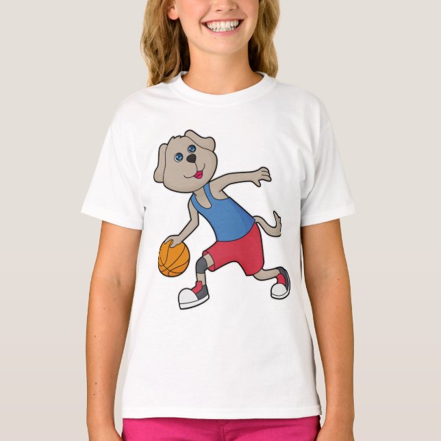 Basketboll-spelare T Shirt (Framsida)