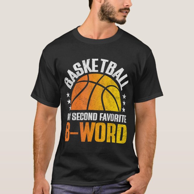 Basketboll-spelarteamet T Shirt (Framsida)