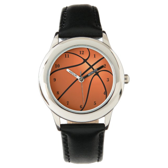 Basketboll - sport armbandsur (Framsida)