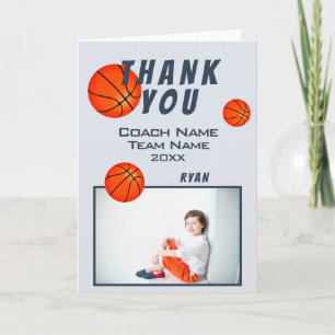 Basketboll Sport Tack coach fotokort Kort
