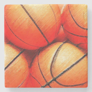 Basketboll Stenunderlägg