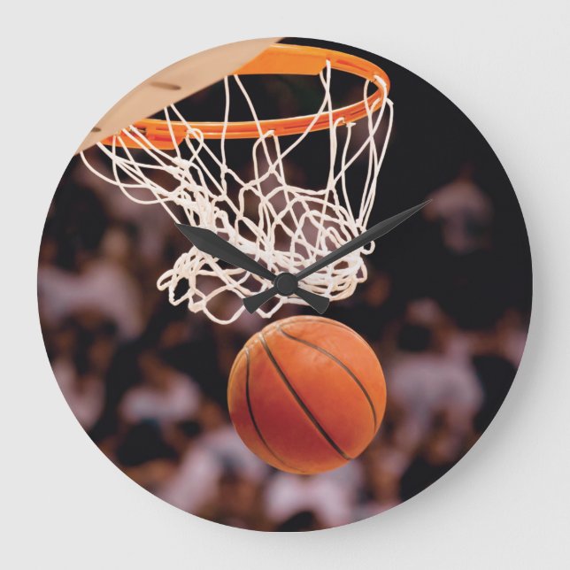 Basketboll Stor Klocka (Framsida)