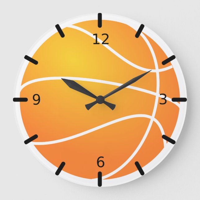 Basketboll Stor Klocka (Framsida)