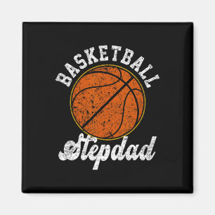 Basketboll styvpappa Basketboll älskare Fars dag Magnet