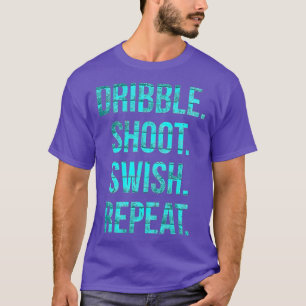 Basketboll t Dribble-filönskan repetition Shirt