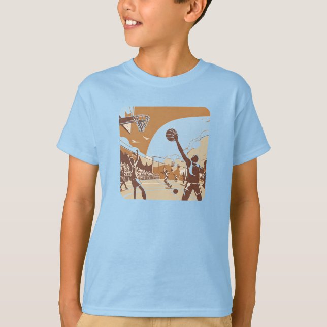 Basketboll T Shirt (Framsida)