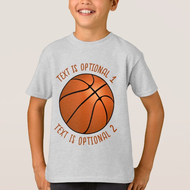 Basketboll T Shirt (Framsida)