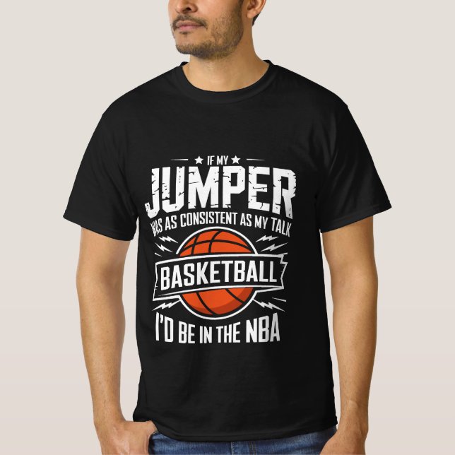 Basketboll T-Shirt Design (Framsida)