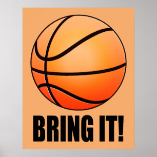 Basketboll: ta med den! poster