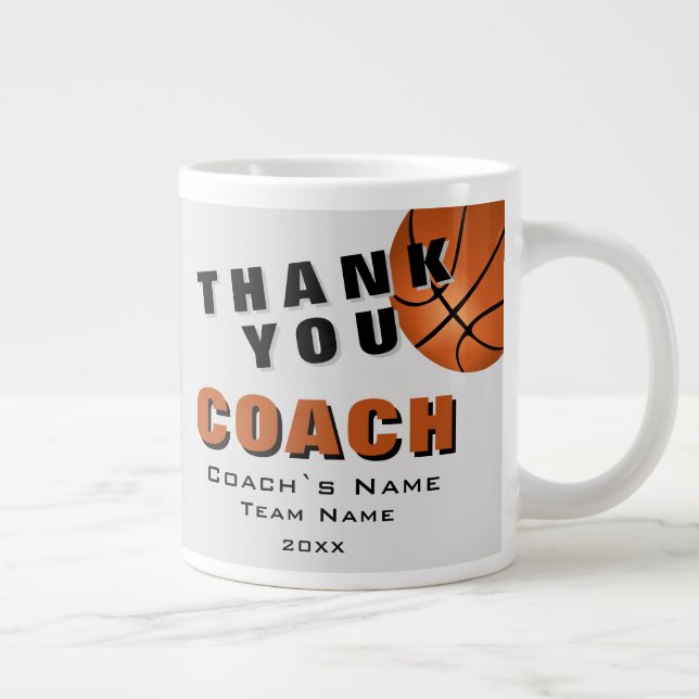 Basketboll Tack coach  Jumbo Mugg (Höger)