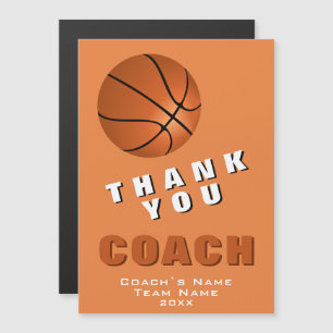 Basketboll Tack Coach Magnetkort