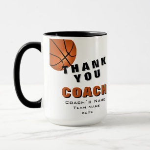 Basketboll Tack coach Mugg