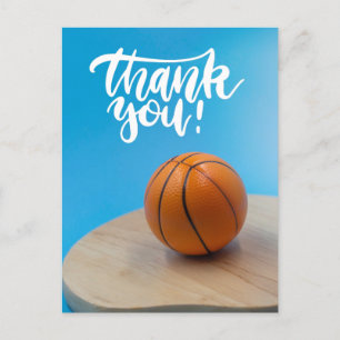 Basketboll Tack Vykort