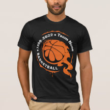 Basketboll Team Namn. Anpassa T-Shirt