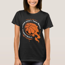 Basketboll Team Namn. Anpassa T-Shirt