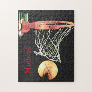 Basketboll teckna ditt namn pussel